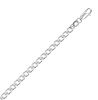 Цепь из серебра 925, плетение «Ромб двойной»